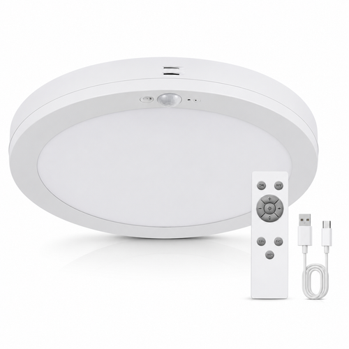 Beacon Rechargeable Motion Sensor Ceiling Light | Wireless LED Ceiling Light with Remote