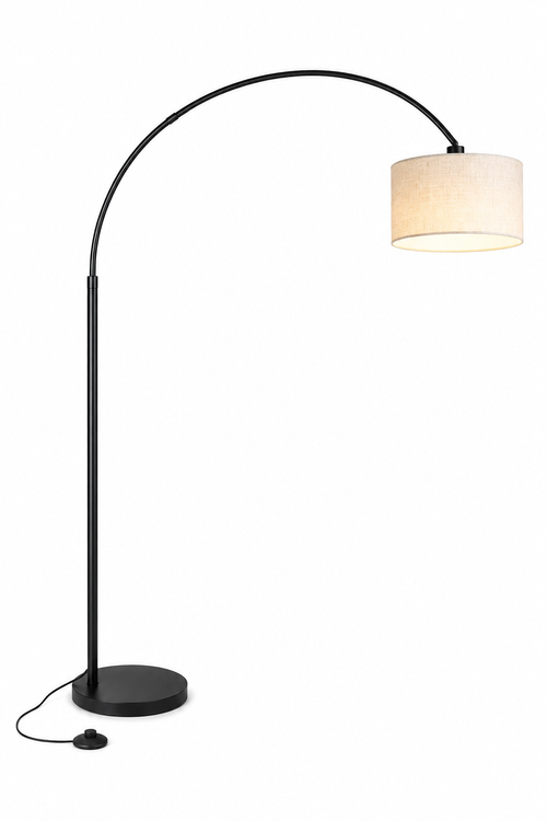 Modern Adjustable Arc Floor Lamp – 82” Tall LED Standing Lamp