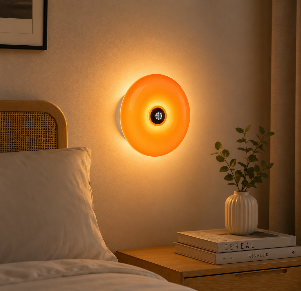 Modern Rechargeable Donut Wall Lamp